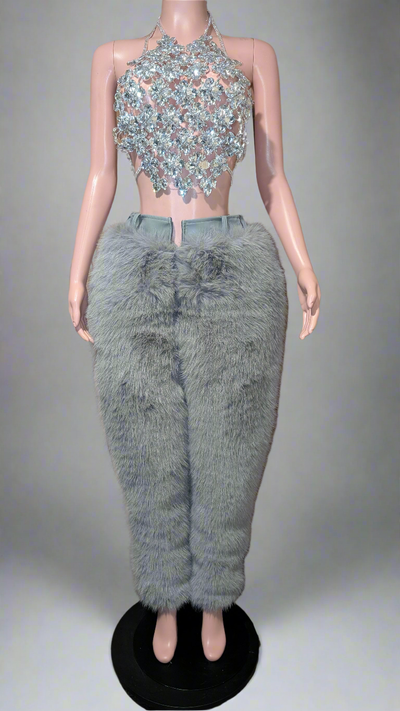 Faux Fur Pants (Ready to Ship)