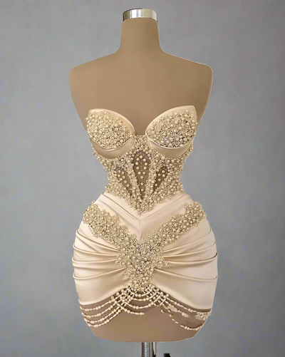 Pearl Crystal Dress