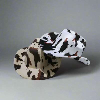 Cow Print Country Cowboy Hat