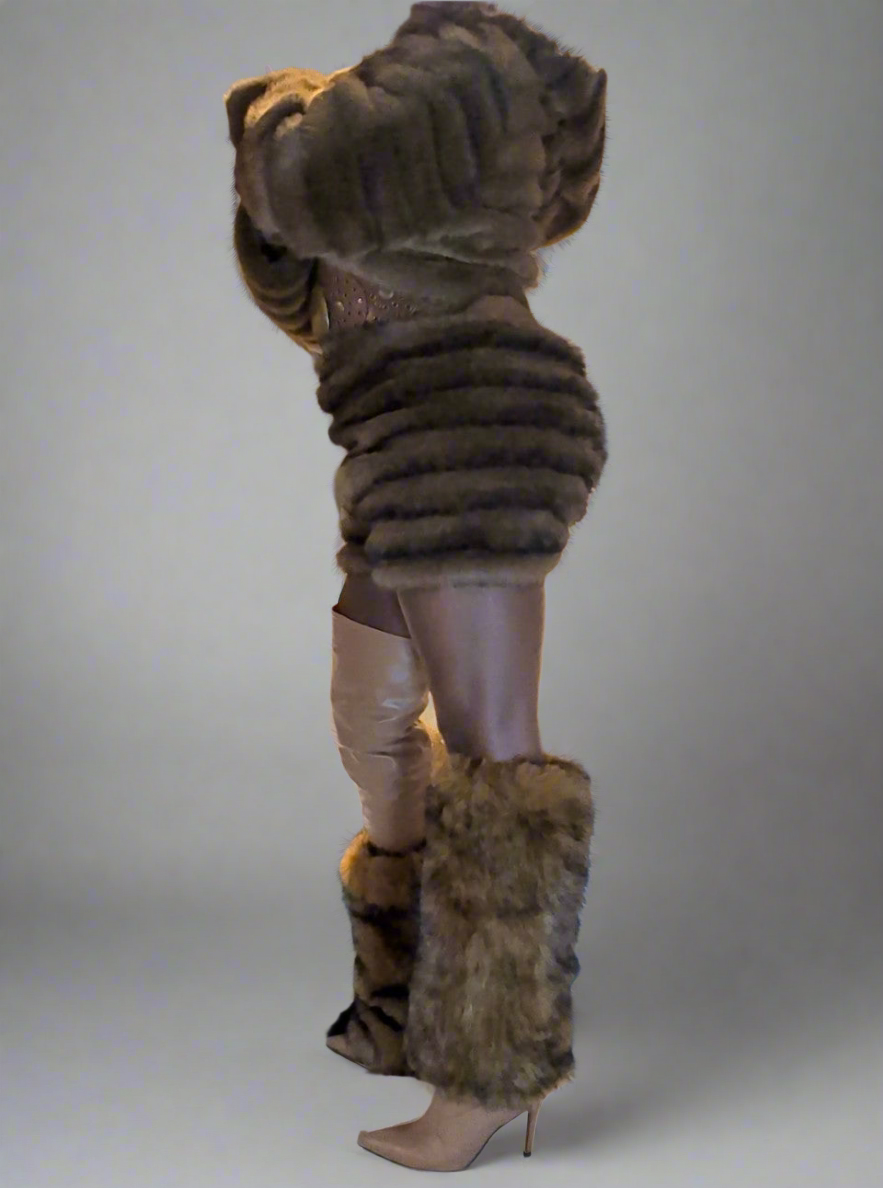 Faux Fur Shorts (Ready to Ship)- Prima Dons and Donnas