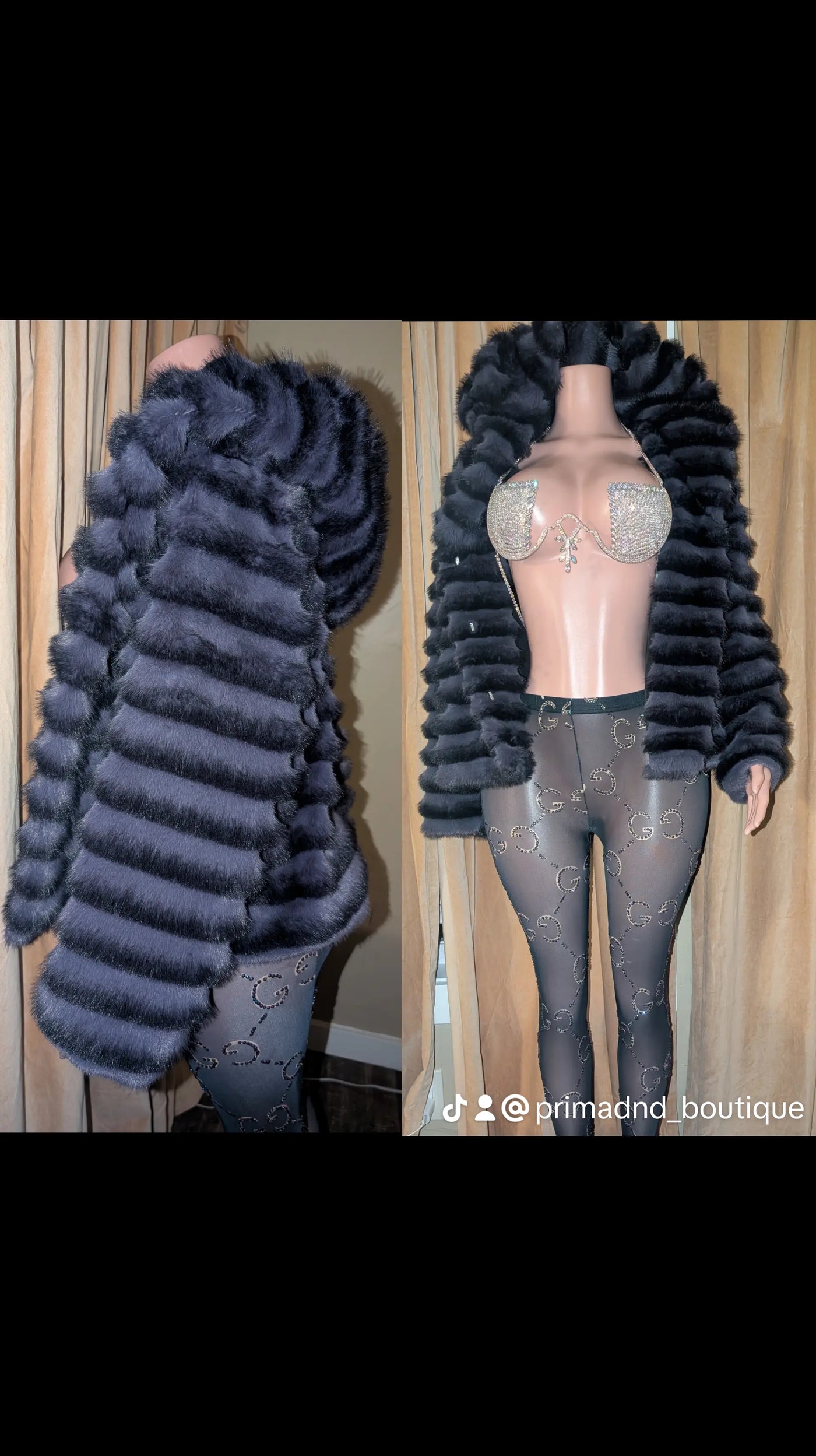 Shaved Style Jacket Crop Midi or Full Length (Ready to Ship)