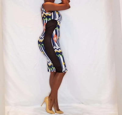 Tribal Print Dress- Prima Dons and Donnas