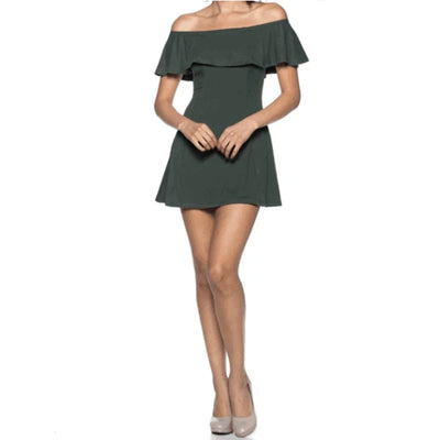 Kima Off Shoulder Dress- Prima Dons and Donnas
