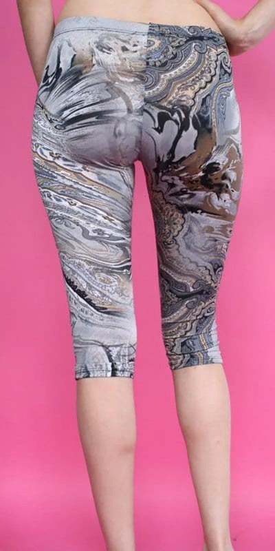 Subliminal Print Leggings- Prima Dons and Donnas