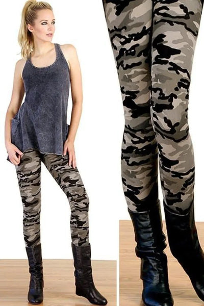 Camo Leggings- Prima Dons and Donnas