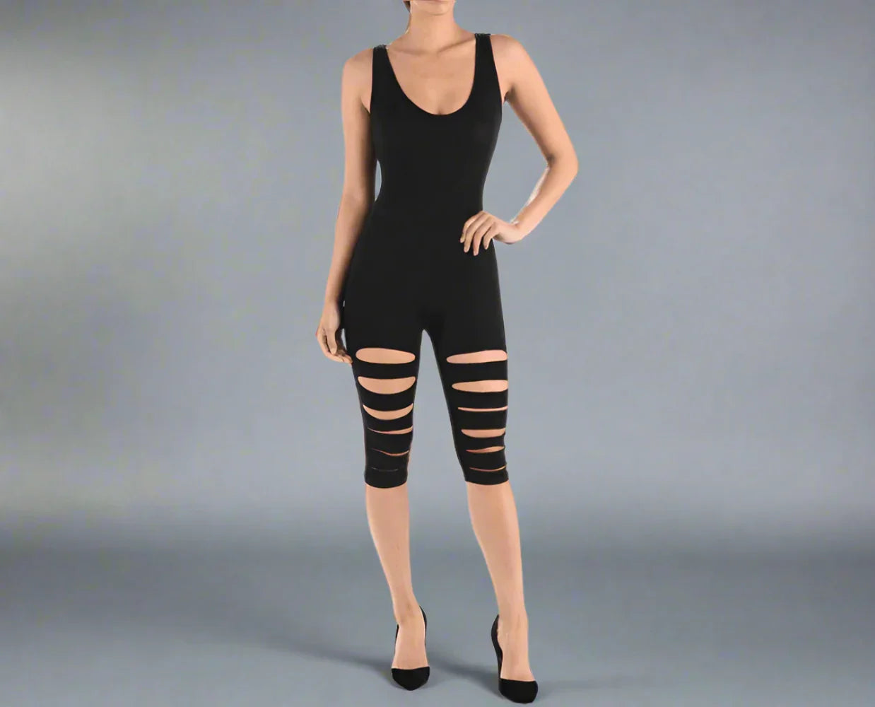 Lazer Capri Spandex Unitard- Prima Dons and Donnas