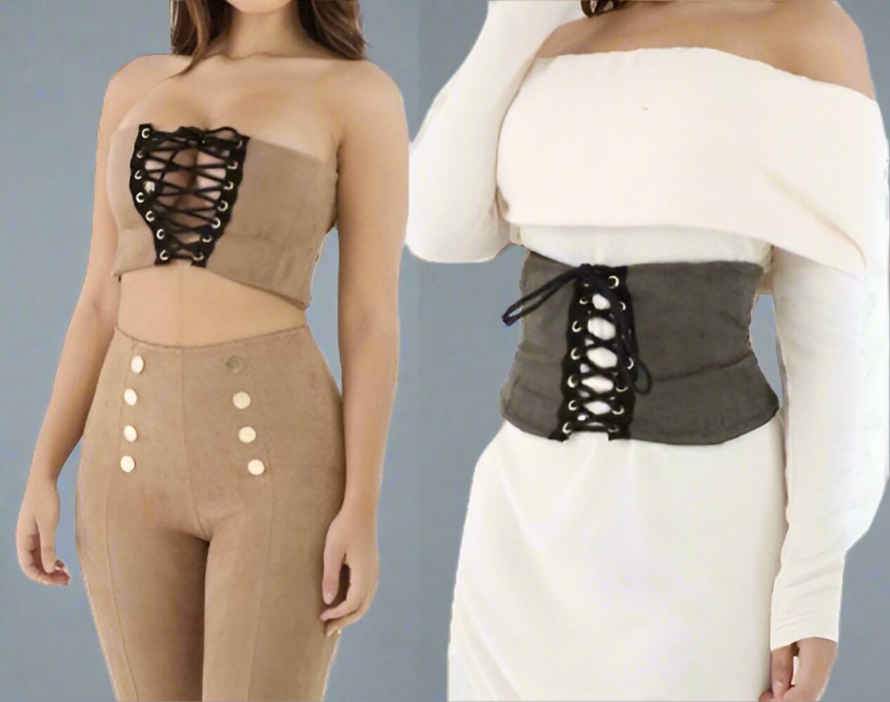 Corset Belt Top- Prima Dons and Donnas