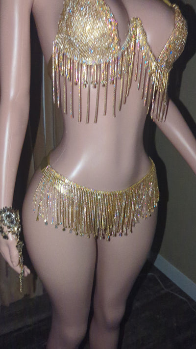 Metallic Diamond Bikini (Ready to Ship)