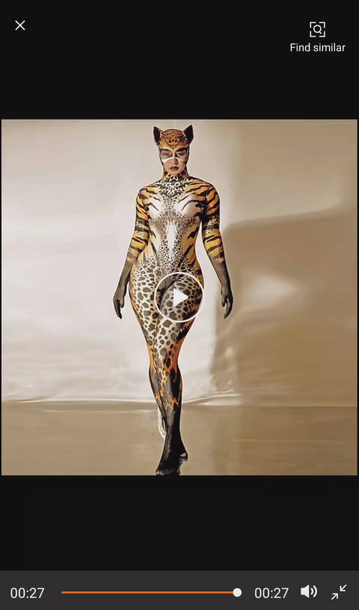 Tiger Jumpsuit Costume