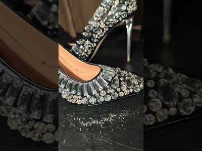 Pumps Rhinestone Studded Heel 2