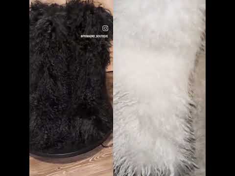 Crop or Full-Length Mongolian Fur Coat