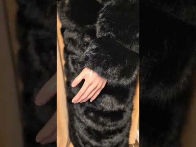 Mink Look Long Fluffy Faux Fur Jacket- Prima Dons and Donnas