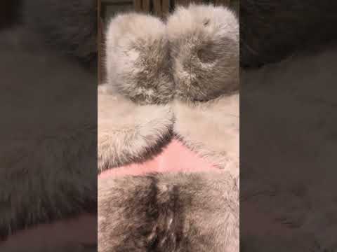 Tube Two Piece Faux Fur Winter Mini rhinestone Skirt Set- By Prima DND