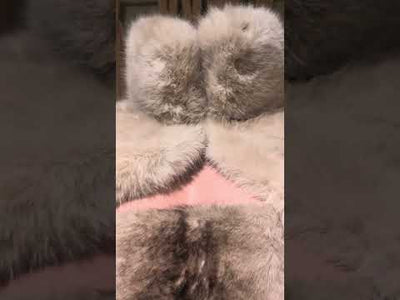 Tube Two Piece Faux Fur Winter Mini rhinestone Skirt Set- By Prima DND