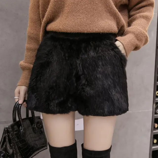 Faux Fur Shorts (Ready to Ship)