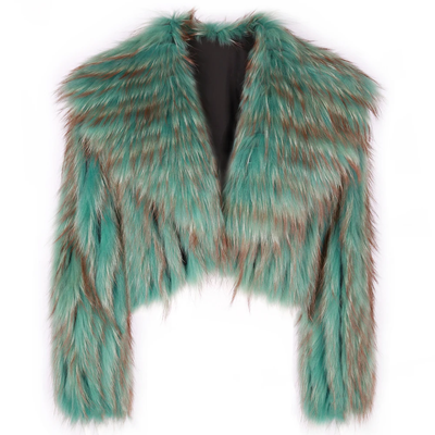 Racoon or Fox Fur Crop Coat- By Prima DND