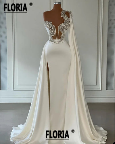Wedding Luxury Satin Maxi Dress