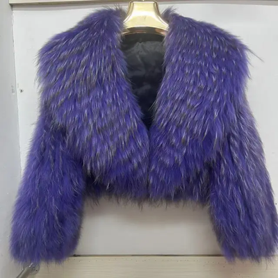 Racoon or Fox Fur Crop Coat- By Prima DND