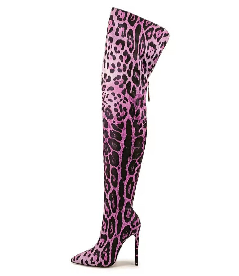 Snake Crotch High Shiny Boots 2- Prima Dons and Donnas
