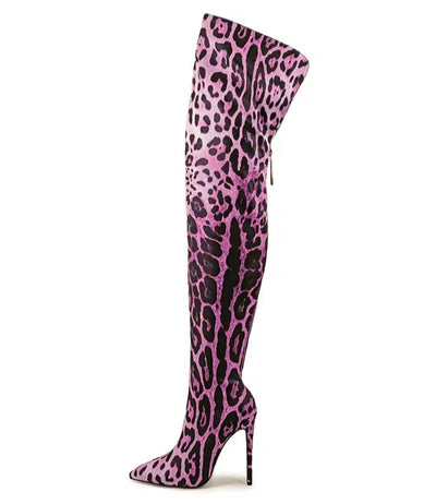Snake Crotch High Shiny Boots 2- Prima Dons and Donnas