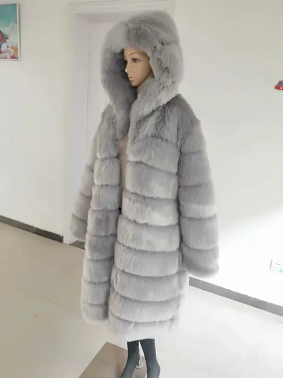 Faux Fur Jacket Mink Look. Regular Fur or Luxury Fur- Prima Dons and Donnas