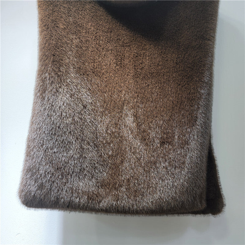 A turtle Neco Faux Fur Long Top- Prima Dons and Donnas