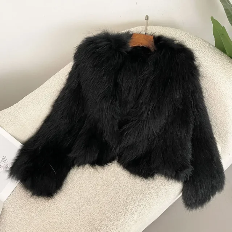 Racoon Fur Crop Coat- By Prima DND