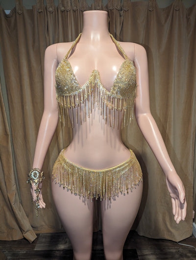 Metallic Diamond Bikini (Ready to Ship)