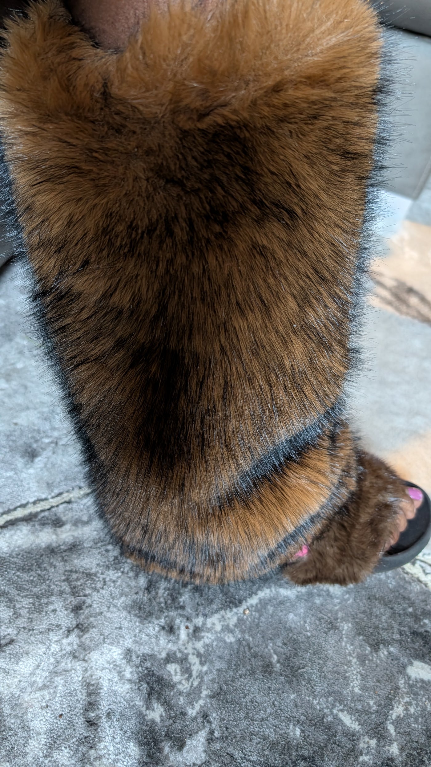 Faux Fur Leg Warmers