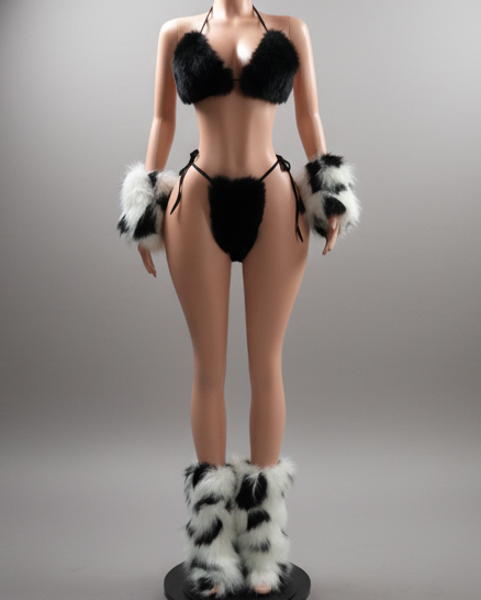 Faux Fur Leg Warmers – Cozy Winter Leg Warmers & Plush Boot Covers (Ready to Ship)