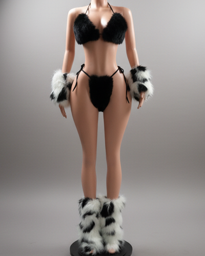 Faux Fur Leg Warmers – Cozy Winter Leg Warmers & Plush Boot Covers (Ready to Ship)