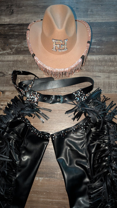 Chap Fringe Cowboy Boots
