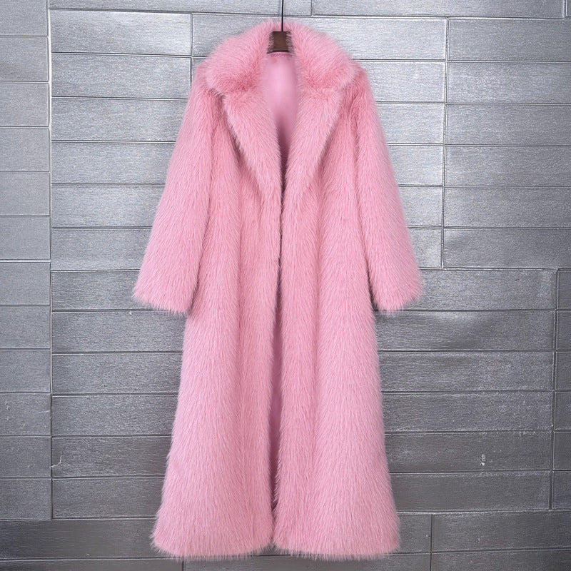 Crop Mid or Full Length Mink Faux Fur Coat - By Prima DND