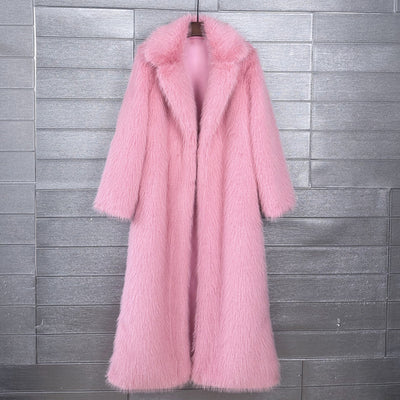 Crop Mid or Full Length Mink Faux Fur Coat - By Prima DND
