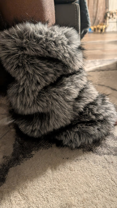 Faux Fur Leg Warmers