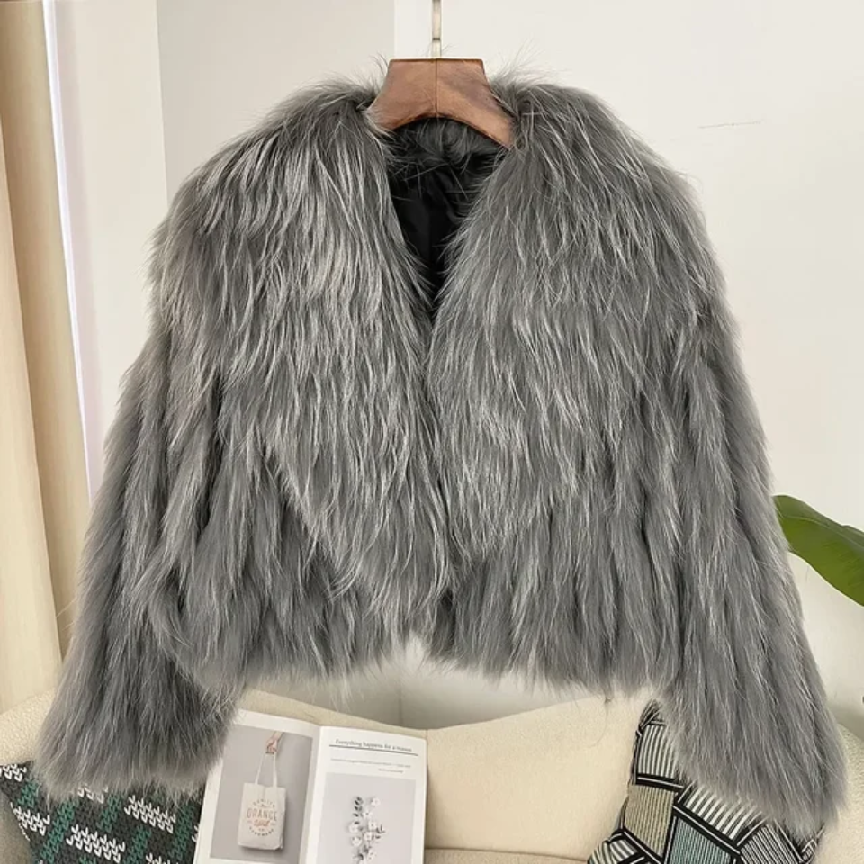 Racoon Fur Crop Coat- By Prima DND