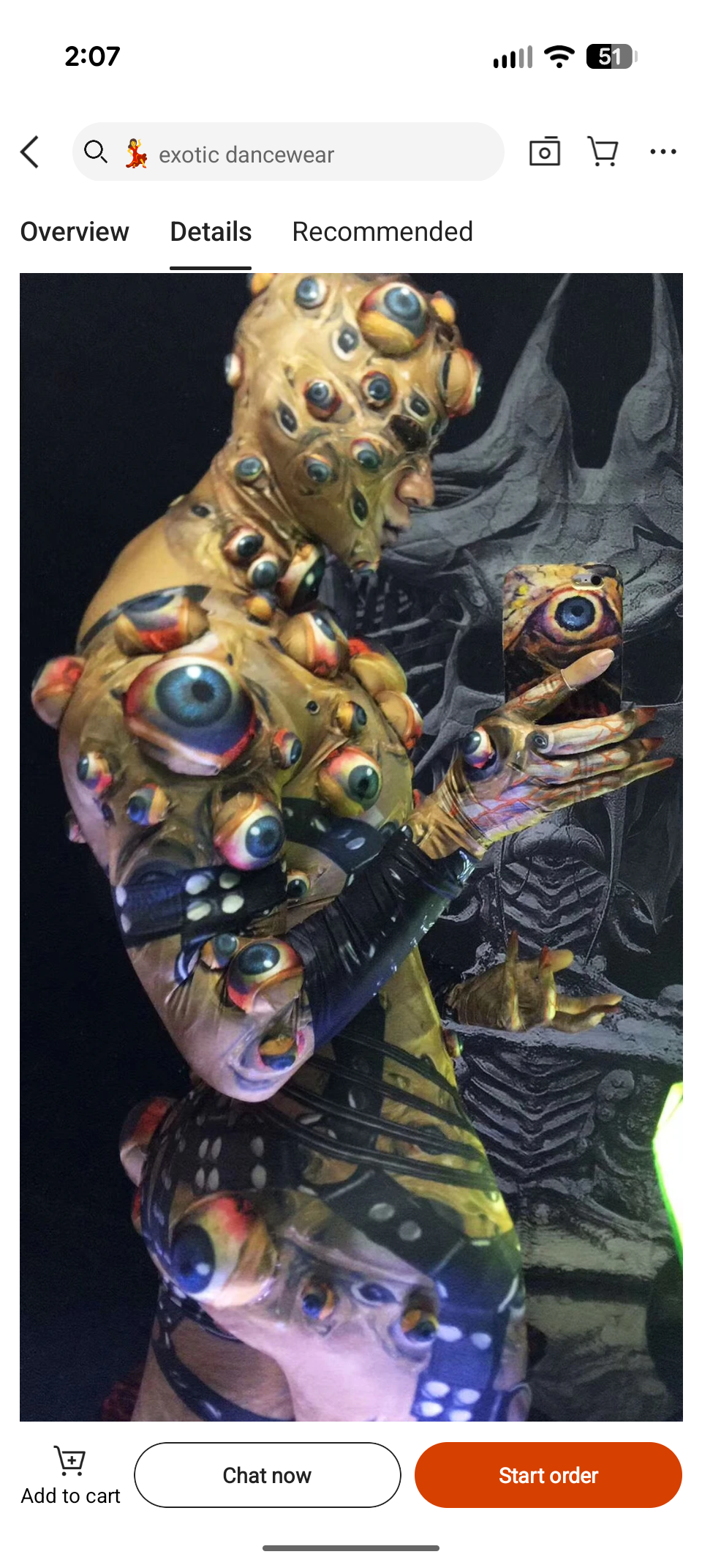 Octopus Costume - Halloween Monster Outfit With Flowing Tentacle Design-(Ready to Ship)