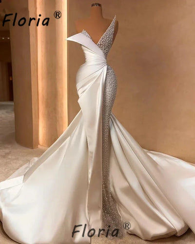 Wedding Luxury One Arm Maxi Dress