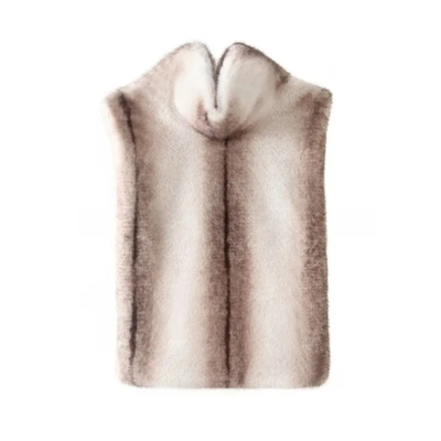 A turtle Neco Faux Fur Long Top- Prima Dons and Donnas