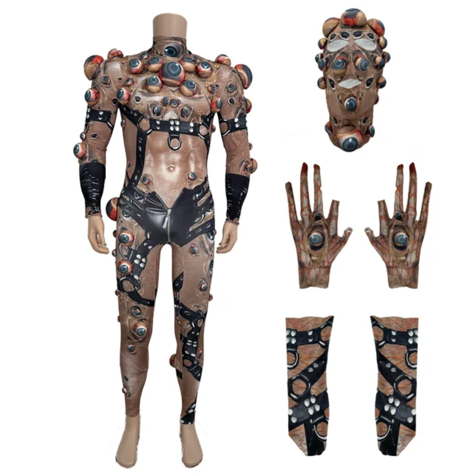 Octopus Costume - Halloween Monster Outfit With Flowing Tentacle Design-(Ready to Ship)
