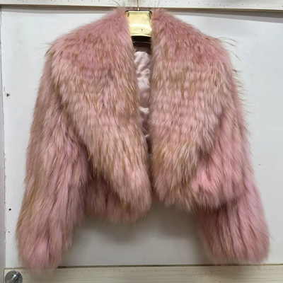 Racoon or Fox Fur Crop Coat- By Prima DND