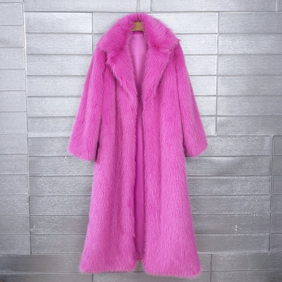 Crop Mid or Full Length Mink Faux Fur Coat - By Prima DND