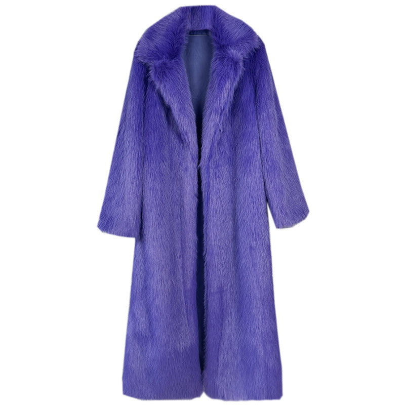 Crop Mid or Full Length Mink Faux Fur Coat - By Prima DND