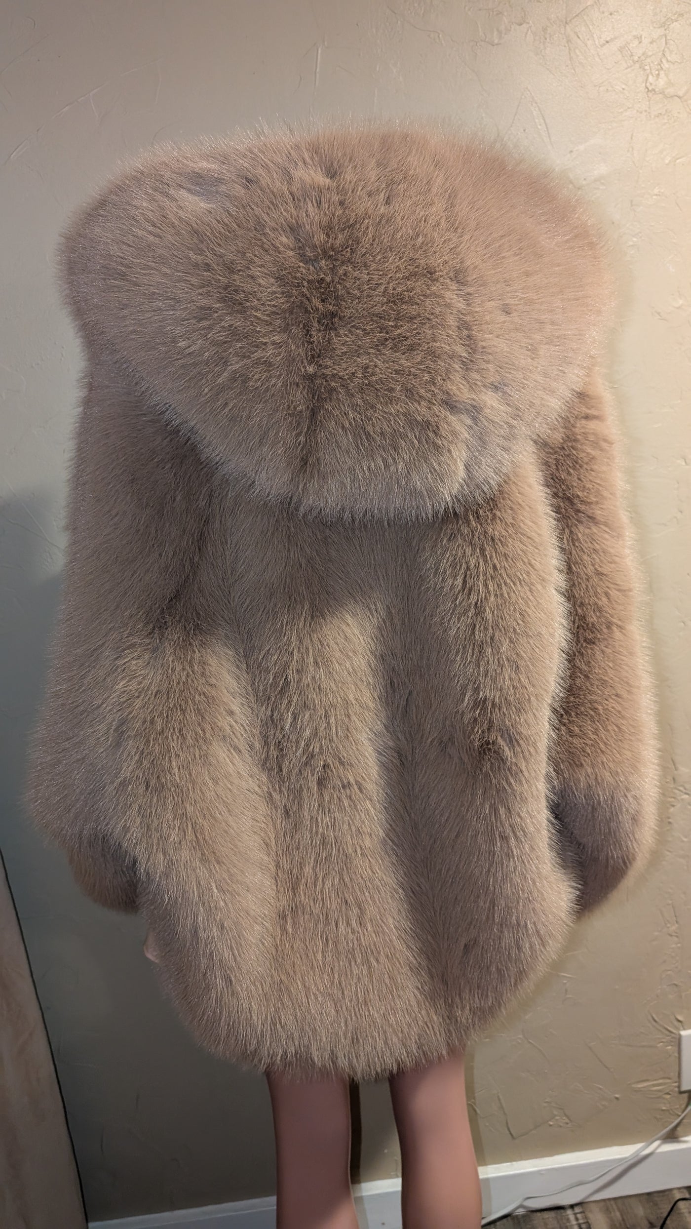 Luxury Faux Fur Jacket Mink Look