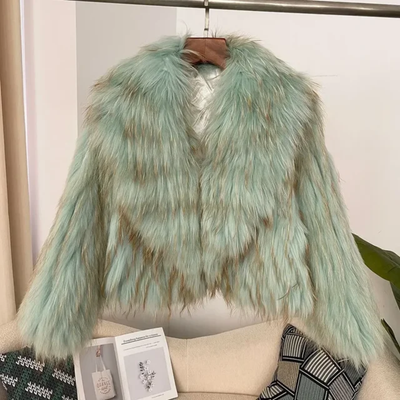 Racoon Fur Crop Coat- By Prima DND