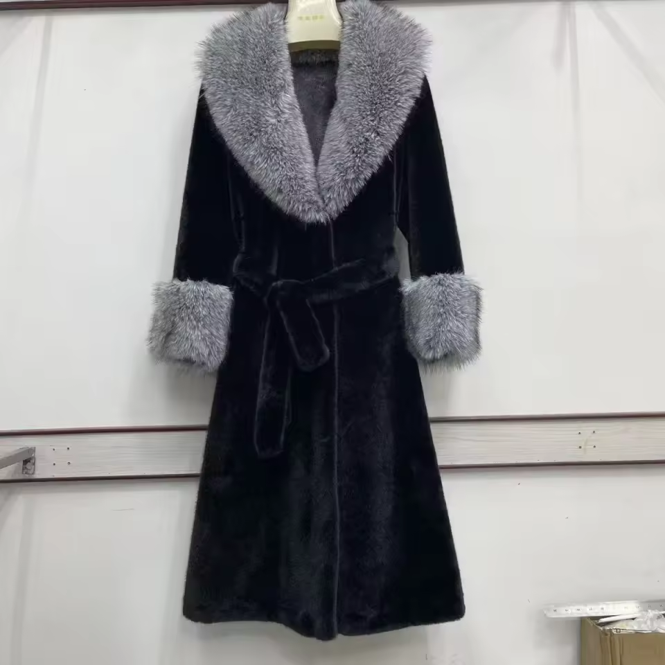 Long Faux Fur Jacket- Prima Dons and Donnas