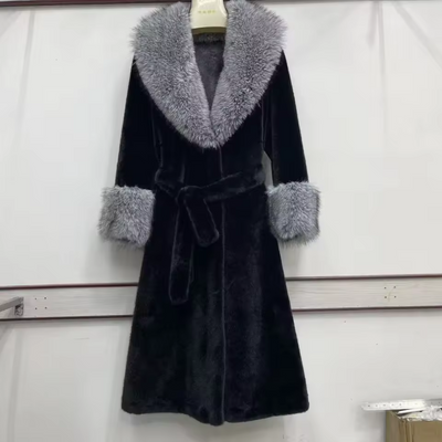 Long Faux Fur Jacket- Prima Dons and Donnas