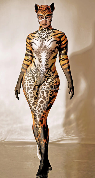 Tiger Jumpsuit Costume