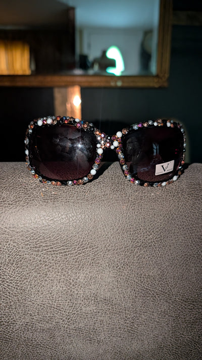 Mix Custom crystals Frame Rhinestone Sun Glasses