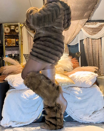 Faux Fur Shorts (Ready to Ship)- Prima Dons and Donnas